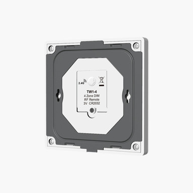 Tagra | RF 2.4GHz | Battery Powered | LED Wall Plate | Single Colour | 4 Zones - BP4SC-W-BACK.jpg