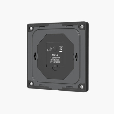 Tagra | RF 2.4GHz | Battery Powered | LED Wall Plate | Single Colour | 4 Zones - BP4SC-B-BACK.jpg