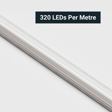 Tagra | Pro LED Strip Light | Pro COB | Cut Anywhere | 320 LEDs/m | 24V | IP67 | 12.3W/m | 5 & 50M Reels - PC24-FC-IP-StripLight-CLOSE.jpg