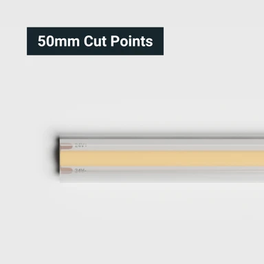 Tagra | Economy LED Strip Light | E-COB | 480 LEDs/m | 24V | IP65 | 10.5W/m | 5 & 50M Reels - EC24-IP-StripLight-CUT.jpg