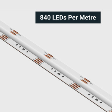 Cut to Size by Tagra | Pro LED Strip Light | Pro COB | 840 LEDs/m | 24V | IP20 | 18.5W/m | RGB+W | Custom - TP24-RGBW-COB-StripLight-CLOSE.jpg