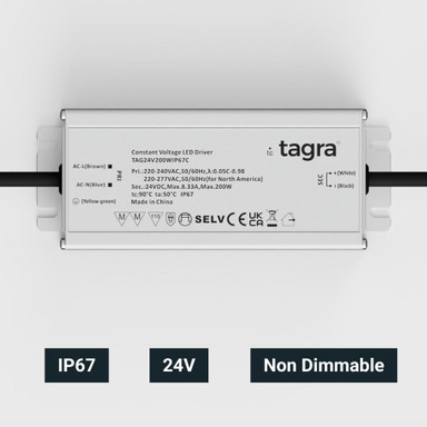 Tagra | 24V | Constant Voltage | Non-Dimmable LED Driver | IP67 - TAG24VIP67_SPEC.jpg