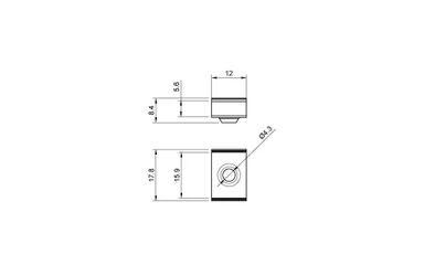 Syndeo by Tagra | Surface Direct Beam | Linear Joinery Light Mounting Clips | Pack of 4 - SYN-SMLB-MOUNTCLIP.jpg
