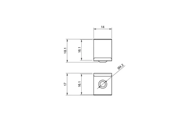 Syndeo by Tagra | Surface Corner Beam | Linear Joinery Light Mounting Clips | Pack of 4 - SYN-CRNLB-MOUNTCLIP.jpg
