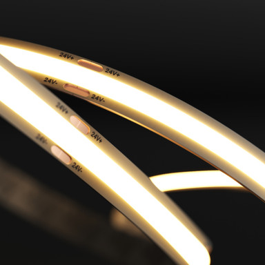 Cut to Size by Tagra | Economy LED Strip Light | E-COB | 480 LEDs/m | 24V | IP20 | 10.5W/m | Custom - EC24-StripLight-ON.jpg