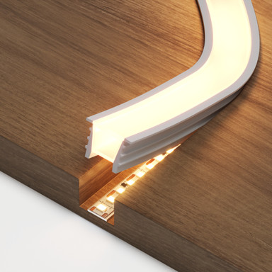 Tagra | 16 x 16mm | Recessed | LED Diffuser | Silicone | 20 & 50 Metre - SILP1616_ON.jpg