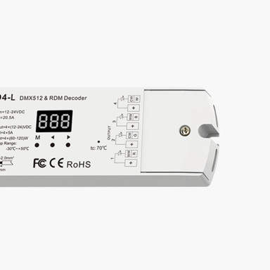 Tagra | DMX | 12-24V | LED Decoder | 4 Channel | 6A | RGB+W | IP20 - 4CH6ADMXDEC_RIGHT.jpg