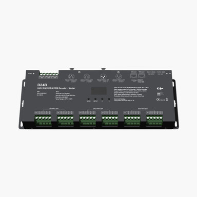 Tagra | DMX | 12-24V | LED Decoder | 24 Channel | 4A | RGB+W | IP20 - 24CH4ADMXDEC_TOP.jpg