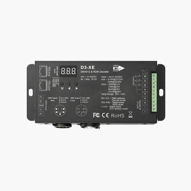 Tagra | DMX | 12-48V | LED Decoder | 3 Channel | 10A | RGB | IP20 - 3CH10ADMXDEC_TOP.jpg