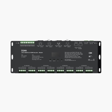 Tagra | DMX | 12-24V | LED Decoder | 24 Channel | 5A | RGB | IP20 - 24CH5ADMXDEC_TOP.jpg