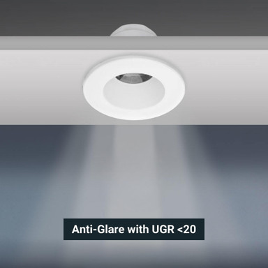 Tagra | Fire Rated | Anti-Glare Integrated LED Downlight | 4-6W | CCT Switchable - ID-AGFCCT_GLARE.jpg