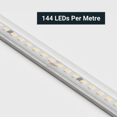 Tagra | Efficiency LED Strip Light | Efficiency 7.7 | 144 LEDs/m | 24V | IP65 | 7.7W/m | 5M Reel X - PH24-144-IP-StripLight-CLOSE.jpg