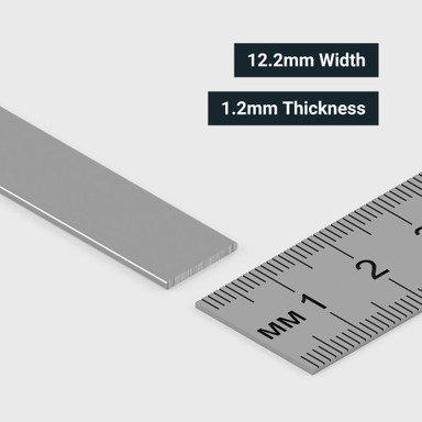 Tagra | 12 x 1.2mm | Heat Sink | Aluminium | Silver | 3 Metre - ALUSNK12MM_DIM.jpg
