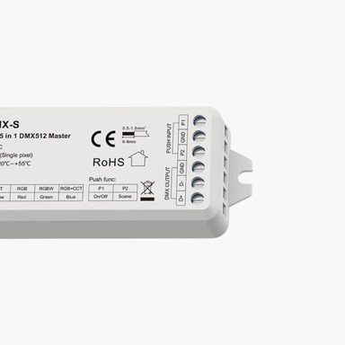 Tagra | RF 2.4GHz & Wi-Fi  | 5-in-1 | DMX LED Controller | 5 Channel | Single Colour - RGB+CCT | IP20 - DMX-5IN1_RIGHT.jpg