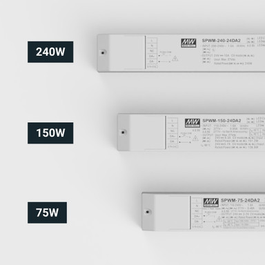 Mean Well | SPWM | 24V | Constant Voltage | DALI DT6 Dimmable LED Driver | IP20 - SPWM-24-DALI-DA2_POWER.jpg