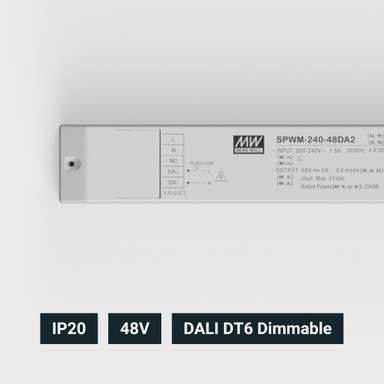 Mean Well | SPWM | 48V | 240W | Constant Voltage | DALI DT6 Dimmable LED Driver | IP20 - SPWM-240-48 DA2-SPEC.jpg