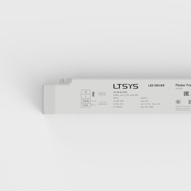 LTECH | 24V | 100W | Constant Voltage | DALI Dimmable LED Driver | IP20 - LM-100-24-G1D2F_LEFT.jpg