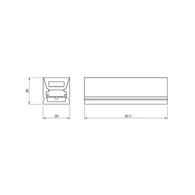 Tagra | Pro LED Neon Flex | Dual 20 | 20x20mm | RGBW | 24V | IP67 | 15.4Wp/m | 30M - NEONDUAL2020-RGBW.jpg