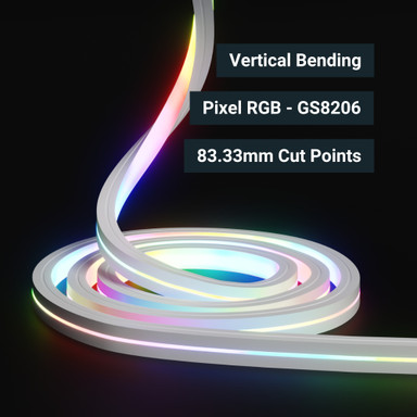 Tagra | Chronos Pixel LED Neon Flex | Vertical Bend | 16x16mm | RGB | 24V | IP67 | 15 | 10M Kit - TC24-N1616RGB-VB_REEL.jpg