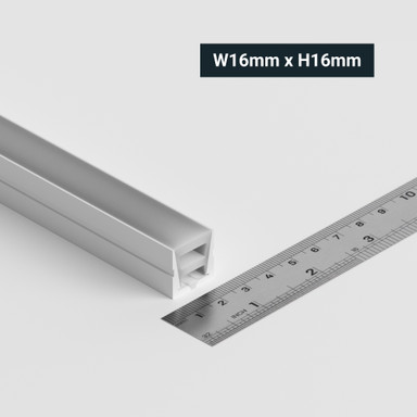 Tagra | Chronos Pixel LED Neon Flex | Vertical Bend | 16x16mm | RGB | 24V | IP67 | 15W/m | 10M Kit - TC24-N1616RGB-VB_DIM.jpg