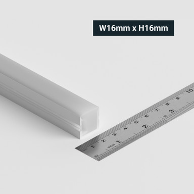 Tagra | Chronos Pixel LED Neon Flex | Horizontal Bend | 16x16mm | RGB | 24V | IP67 | 15W/m | 10M Kit - TC24-N1616RGB-HB_DIM.jpg