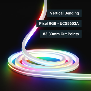 Tagra | Pro Pixel LED Neon Flex | Vertical 13 | 13x12mm | RGB | 24V | IP67 | 19.6W/m | 10M Kit - TP24-N1312RGB-VB_REEL.jpg