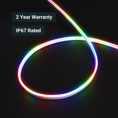 Tagra | Pro Pixel LED Neon Flex | Horizontal Bend | 6x12mm | RGB | 12V | IP65 | 16 | 5M Kit - TP12-N612RGB_LOOP.jpg