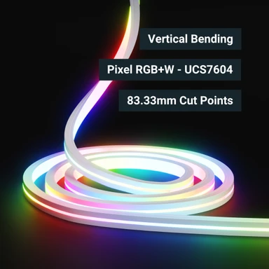 Tagra | Pro Pixel  LED Neon Flex | Vertical 13 | 13x12mm | RGB+W | 24V | IP67 | 16W/m | 10M Kit - TP24-N1312RGBW-VB_REEL.jpg