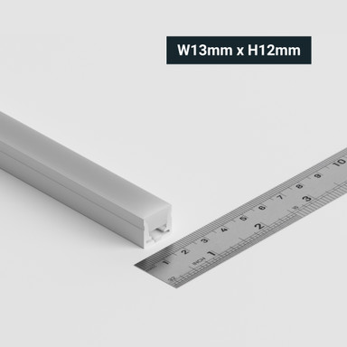 Tagra | Pro Pixel  LED Neon Flex | Vertical 13 | 13x12mm | RGB+W | 24V | IP67 | 16W/m | 10M Kit - TP24-N1312RGBW-VB_DIM.jpg