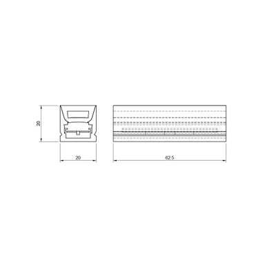 Tagra | Pro Pixel LED Neon Flex | Dual 20 | 20x20mm | RGB+W | 24V | IP67 | 15.4W/m | 10M Kit - TP24-N2020RGB-01.jpg