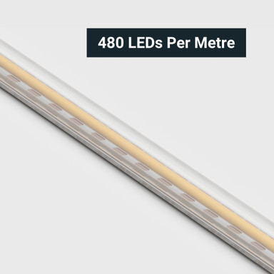 Tagra | Economy Plus COB LED Strip Light | E-COB | Mini Cut | 480 LEDs p/m | 24V | IP67 | 12W/m  | 5 & 50M Reels - EC24-MINI-IP-StripLight-CLOSE.jpg