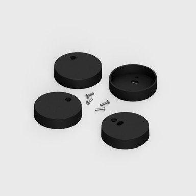 Tagra | T30 | LED Profile End Caps | Plastic | Pack of 4 - 3030CIRC-ENDCAP-BLK-1.jpg