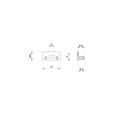 Tagra | SS17 | LED Profile End Caps | Plastic |  Pack of 4 - 178-ENDCAP__09899.jpg