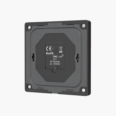 Tagra | RF 2.4GHz | Battery Powered | LED Wall Plate | CCT | 1 Zone | 4 Scenes - BP1ZCCT-B-BACK.jpg