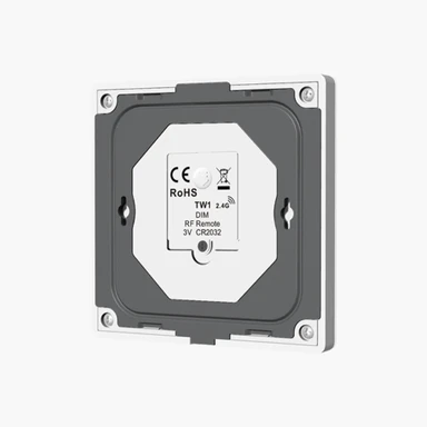 Tagra | RF 2.4GHz | Battery Powered | LED Wall Plate | Single Colour | 1 Zone | 4 Scenes - BP1ZSC-W-BACK.jpg