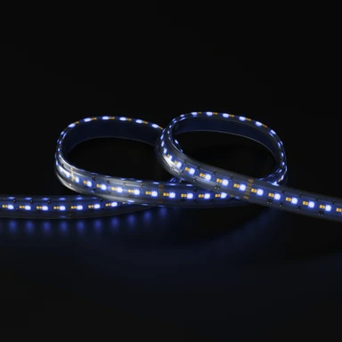 Tagra | Precision Pro LED Strip Light | 288 LEDs p/m | 24V | IP67 | 19.8W/m | RGB+2700-6500K | 5 & 30M Reels - PP24-RGBCCT-67-StripLight-BLUE.jpg