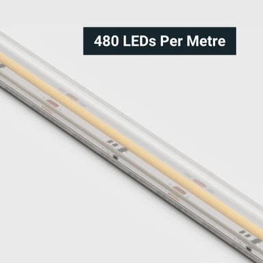 Tagra | Pro COB LED Strip Light | High Temperature | 480 LEDs p/m | 24V | IP67 | 8.8W/m | 5M & 15M Reels - PC24-HT-StripLight-CLOSE.jpg
