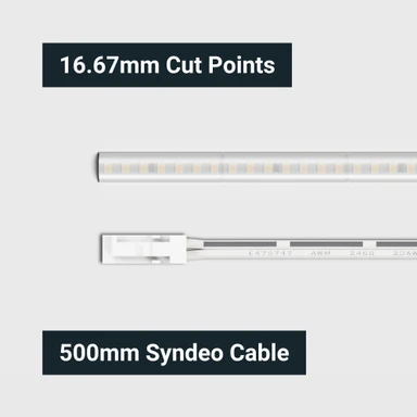 Syndeo by Tagra | Joinery LED Strip Light | COB | 420 LEDs p/m | 4mm | 24V | IP20 | 10W/m | 2.5M Reels - PPS24-JC-StripLight-CUT.jpg