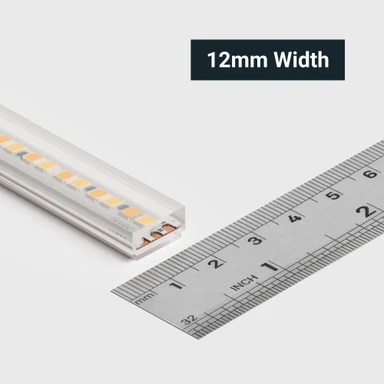 Tagra | Precision LED Strip Light | 240 LEDs/m | 24V | IP67 | 18 | CCT | 5 & 50M Reels - PP24-236K240-IP-StripLight-WIDTH.jpg