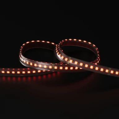 Tagra | Pro LED Strip Light | 112 LEDs p/m | 24V | IP67 | 19.8W/m | RGB+1800-6500K | 5M Reel - PS24-RGBCCT-67-StripLight-RED.jpg