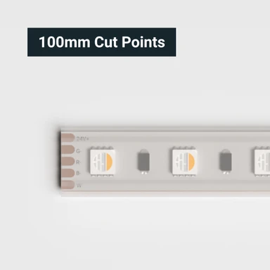 Tagra | Pro LED Strip Light | 60 LEDs p/m | 24V | IP67 | 18 | RGB+W | 5 & 50M Reels - PS24-RGBW60-IP-StripLight-CUT.jpg