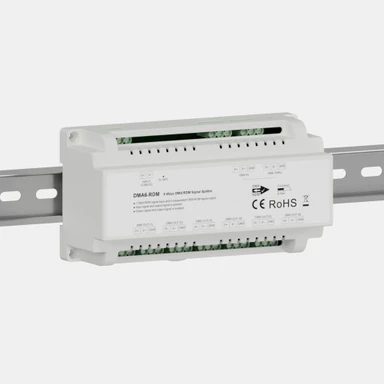 Tagra | DMX | 12-48V |  Din Rail | LED Signal Amplifier | 6 Channel - 6CHDMXAMP-DIN_RAIL.jpg