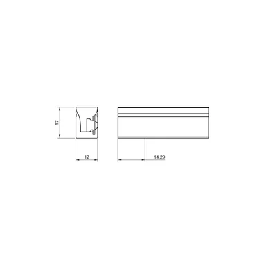 Tagra | Pro LED Neon Flex | Horizontal 12 | 12x17mm | CCT Tunable White | 24V | IP67 | 15.4W/m | 30M Reel - NEON1217-CCT.jpg