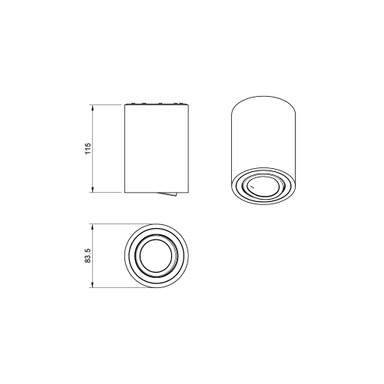 Tagra | Standard | Surface Mounted Downlight | IP20 | Tiltable - SD-STFT.jpg