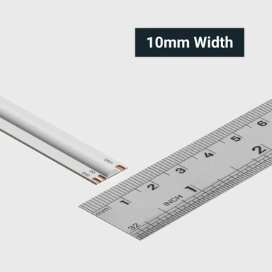 Tagra | Express Pixel COB Strip Light | 420 LEDs/m | 10 Pixels/m | 24V | IP65 Nano | 14W/m | RGB | 5M Reel - ED24-RGB-420-StripLight-WIDTH.jpg