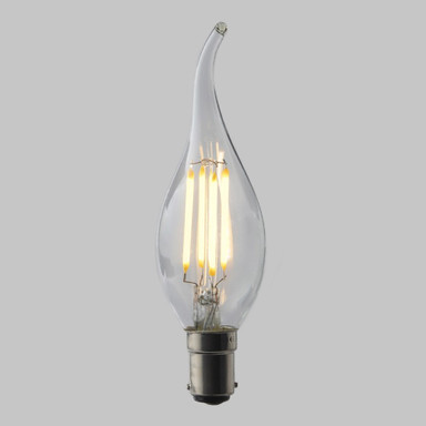 Tagra | CA35 Flame Tip Candle | Dimmable LED Filament Lamp | B15 | 400lm | 2700K - tl-ca35-4d_b15_on_warmer_edit__73183__45907.jpg