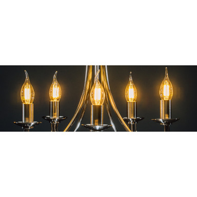 Tagra | CA35 Flame Tip Candle | Dimmable LED Filament Lamp | B15 | 400lm | 2700K - flame1_1__64501__05270.jpg