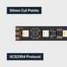 Tagra | Pixel LED Strip Light | 60 LEDs p/m | 20 pixels p/m | 12V | IP20 | 19.2W/m | RGB+6000K | 5M Reel - TD12-RGBW-60-StripLight-CUT.jpg