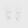 Tagra | RS21 | LED Profile End Caps | Plastic | White | Pack of 4 - 2193-ENDCAP-WHT-1__51888__53782.jpg