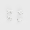 Tagra | RS21 | LED Profile End Caps | Plastic | White | Pack of 4 - 2193-ENDCAP-WHT-1__51888__53782.png